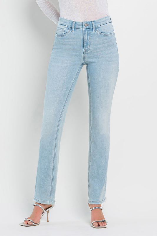 Flying Monkey High Rise Raw Hem Bootcut