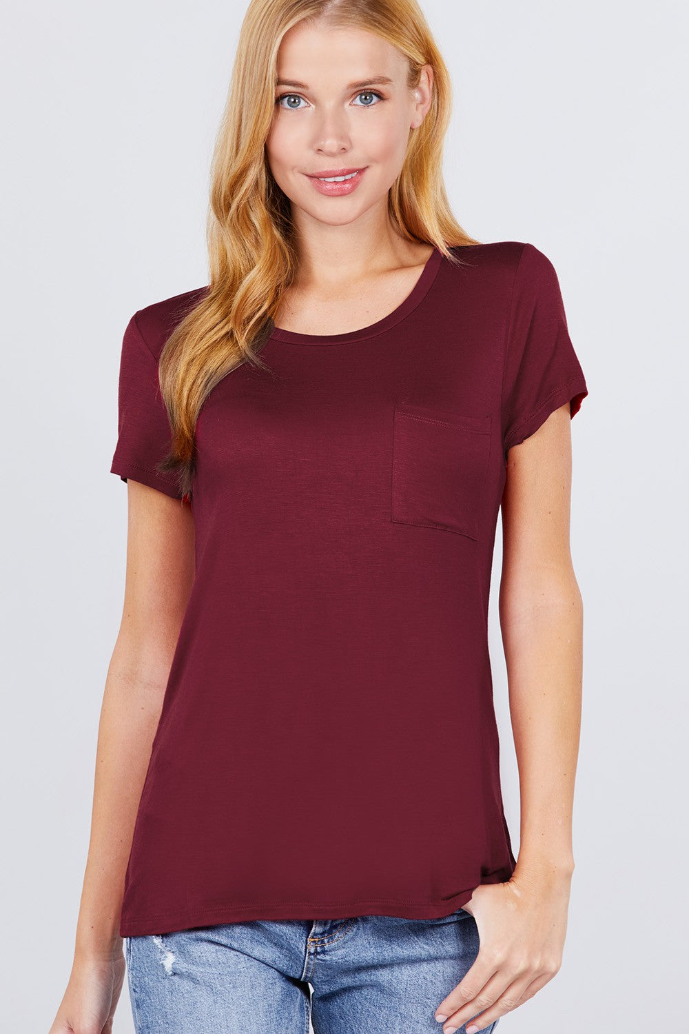 DOORBUSTER Kyra Scoop Neck Jersey Top- 3 Colors!.