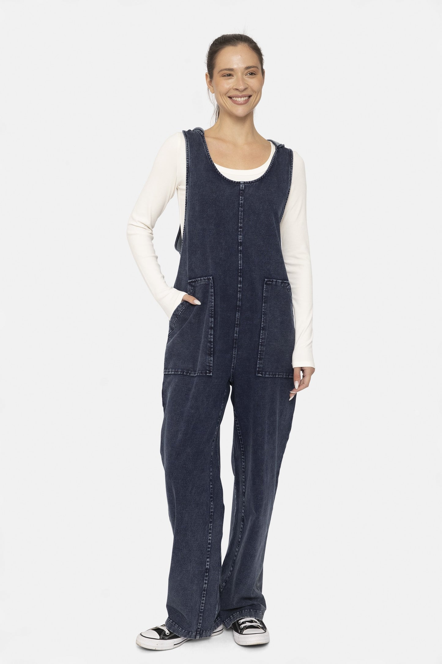 DOORBUSTER: Cotton Blend Hooded Overalls