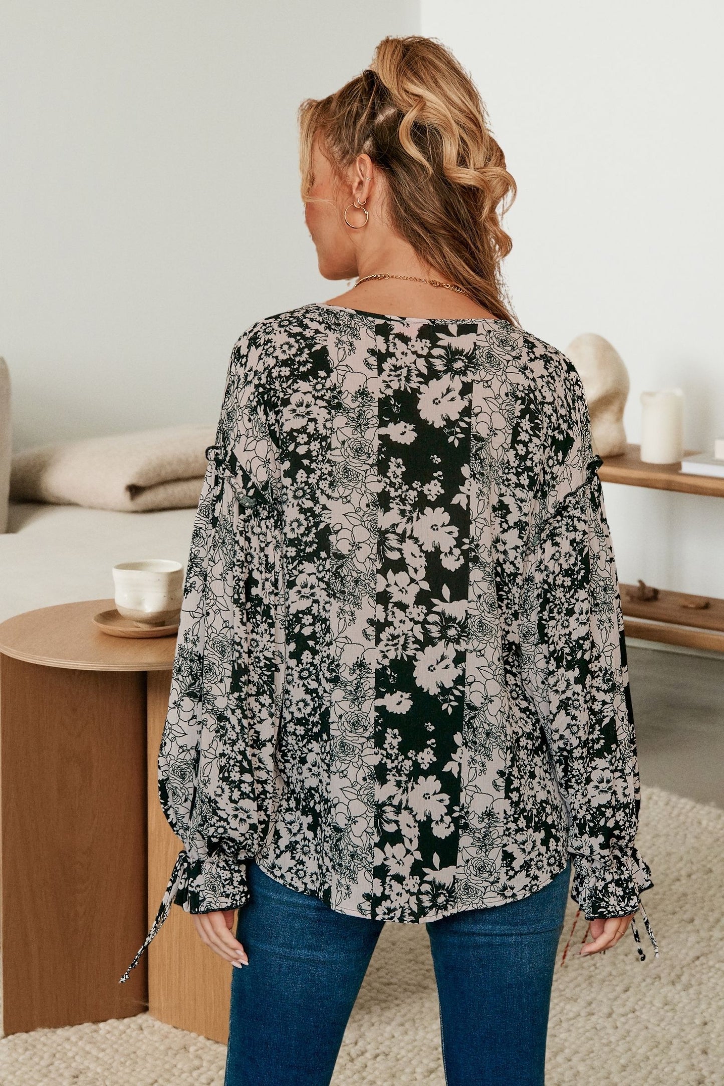 Mixed Floral Patchwork Print