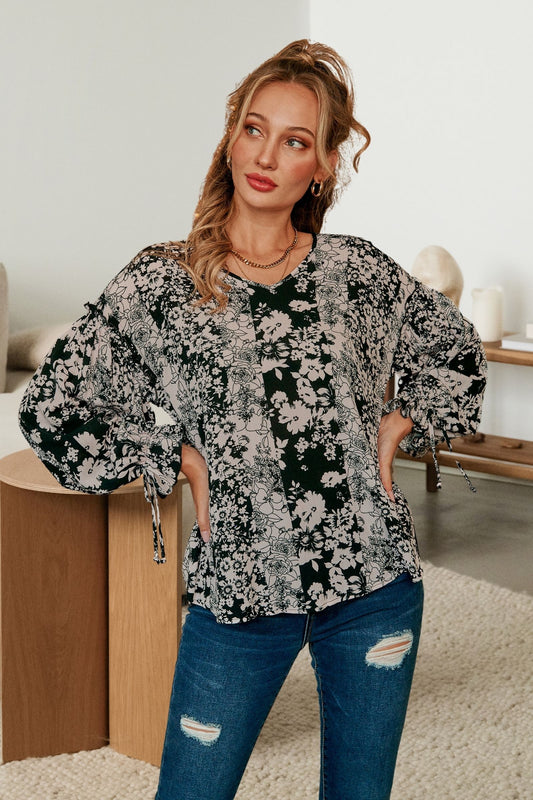 Mixed Floral Patchwork Print
