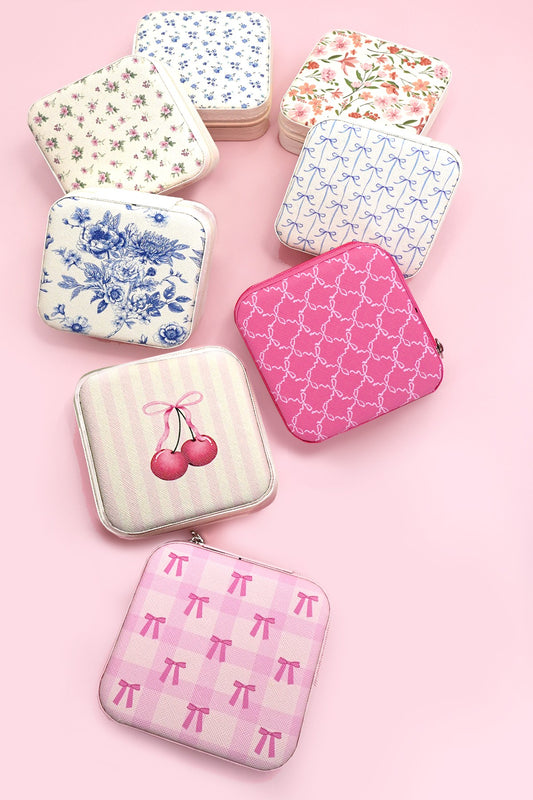 `Jewelry Organizer Travel Box Case