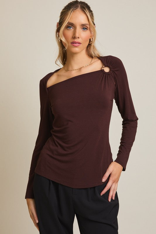 Statement Shoulder Ring Top