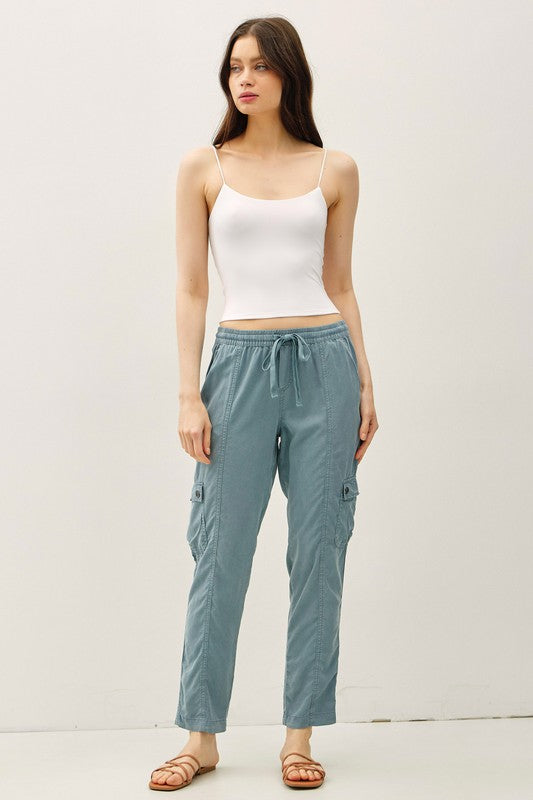 The Ryder Tencel Cargo Jogger Pants-3 Colors!