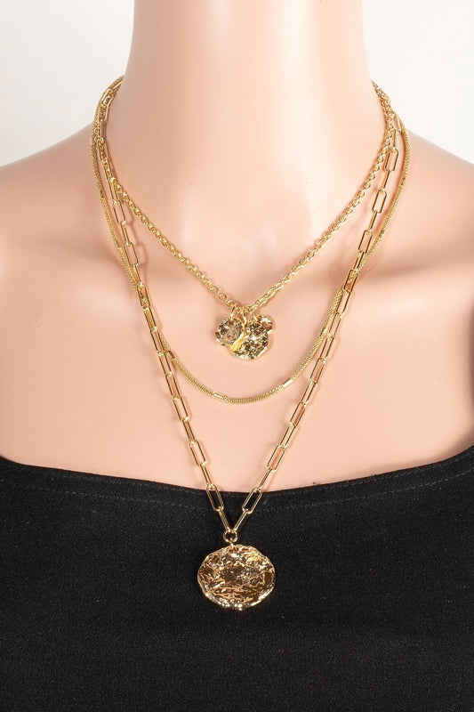 Coin Charm Chain Necklace
