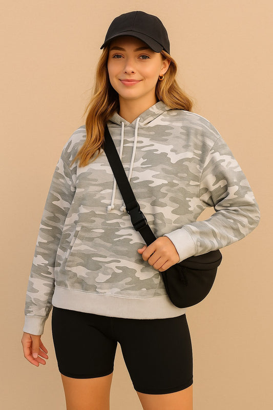 DOORBUSTER Camo Print Hoodie