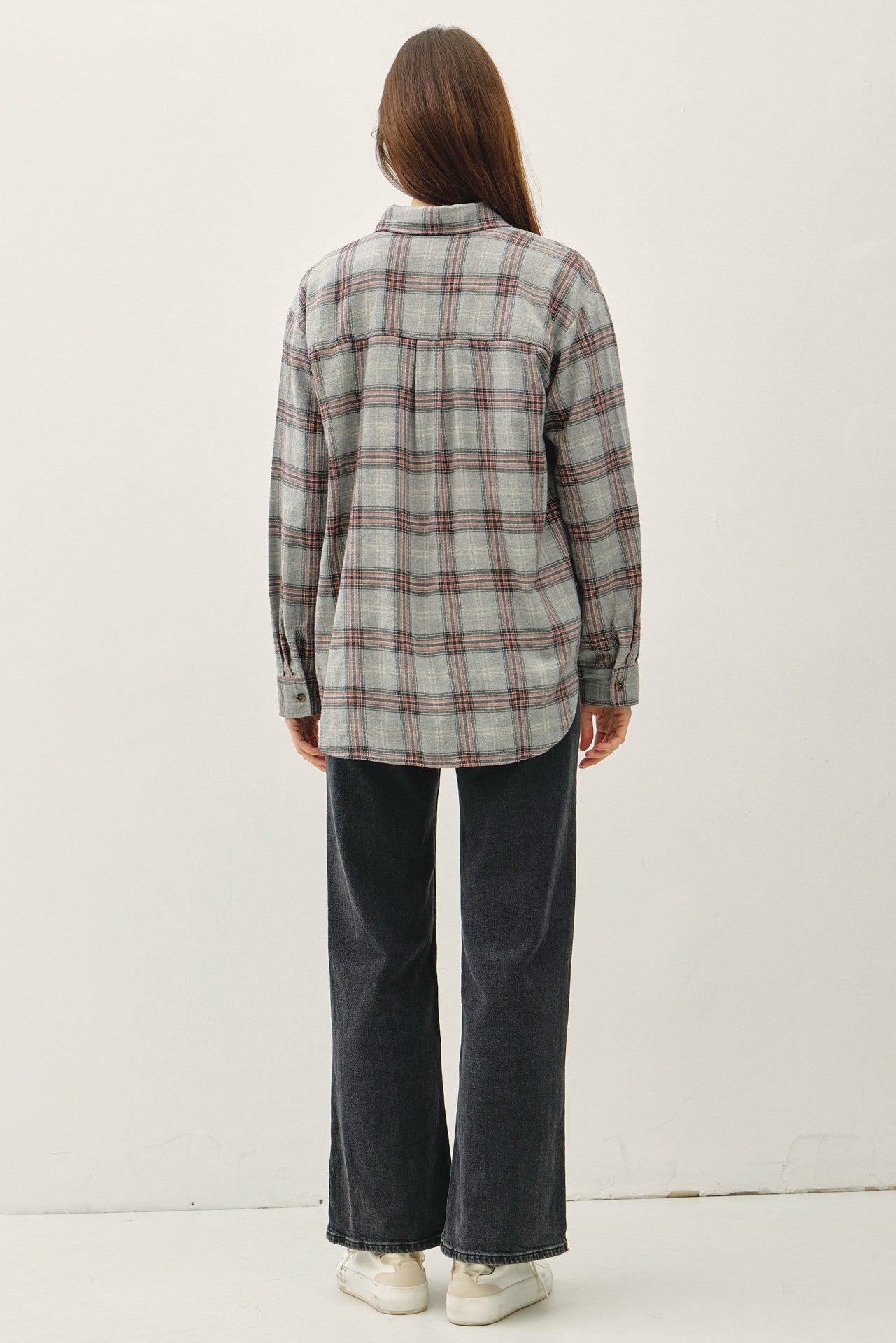 Classic Plaid Oversized Shirt