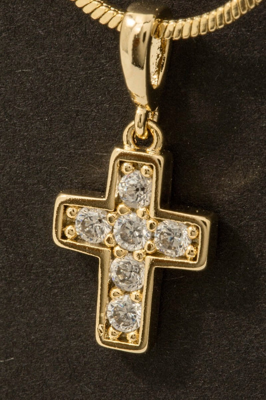 Cz Cross Pendant Necklace