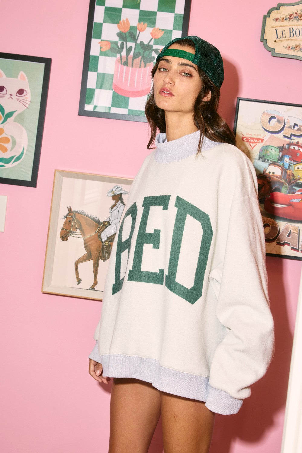 Gym & Bed Reversible Mockneck Sweatshirt