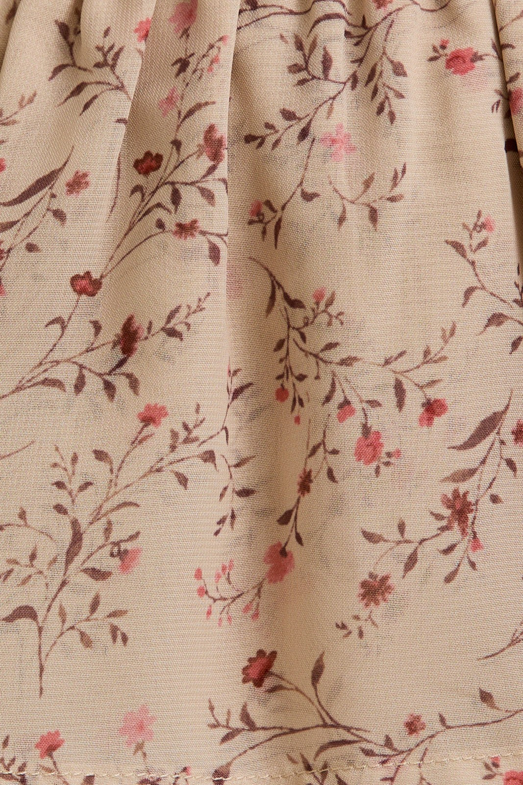 Mid Waisted Ruffle Tiered Skirt