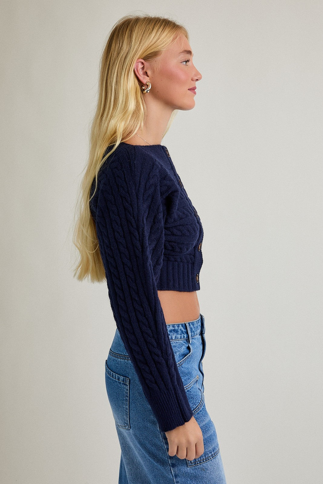 Off Shoulder Button Down Top-3   Colors!