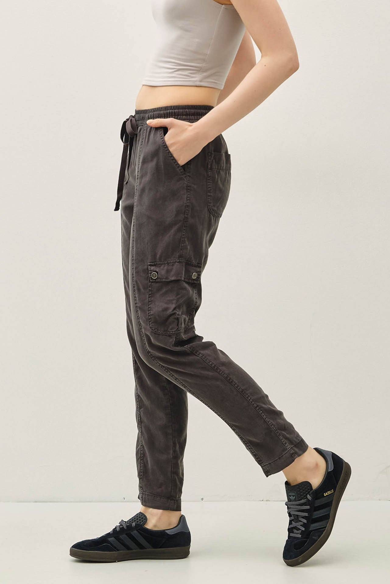 The Ryder Tencel Cargo Jogger Pants-3 Colors!