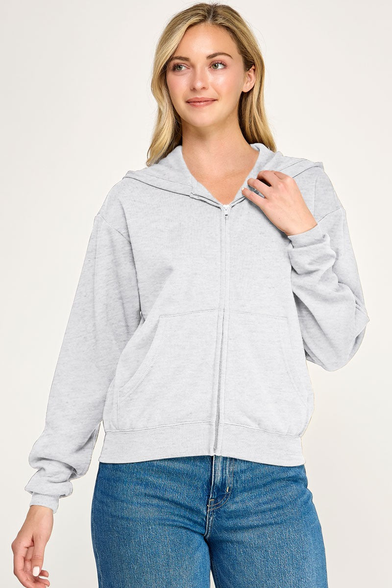Classic Fleece Zip Up Hoodie