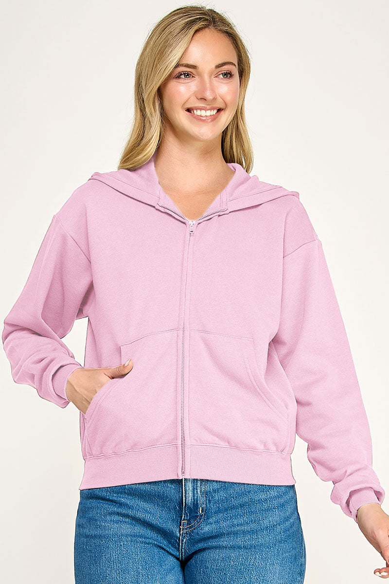 Classic Fleece Zip Up Hoodie