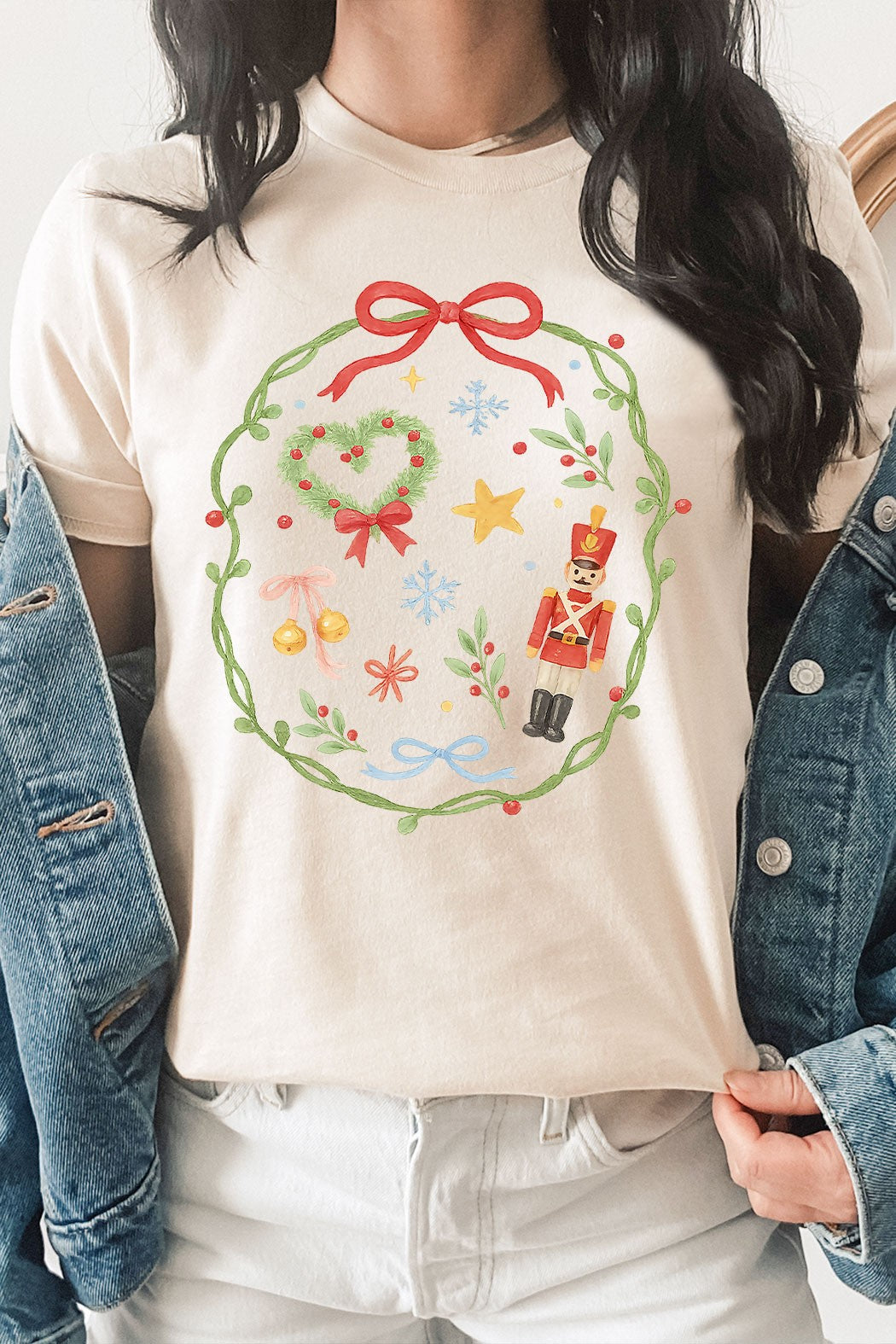 Watercolor Christmas Graphic Tee