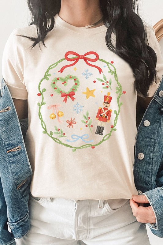 Watercolor Christmas Graphic Tee
