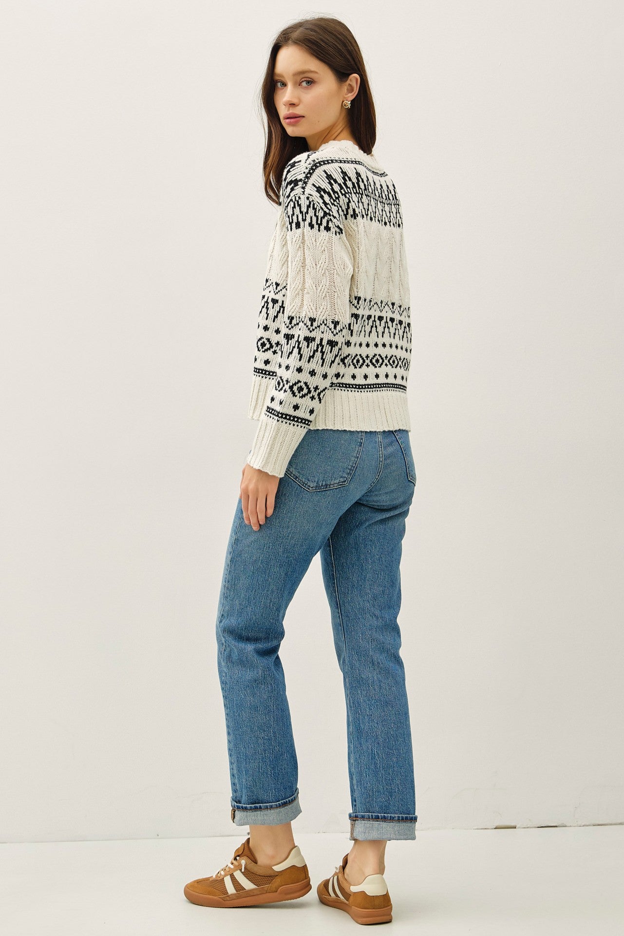 Fair Isle Sweater Top