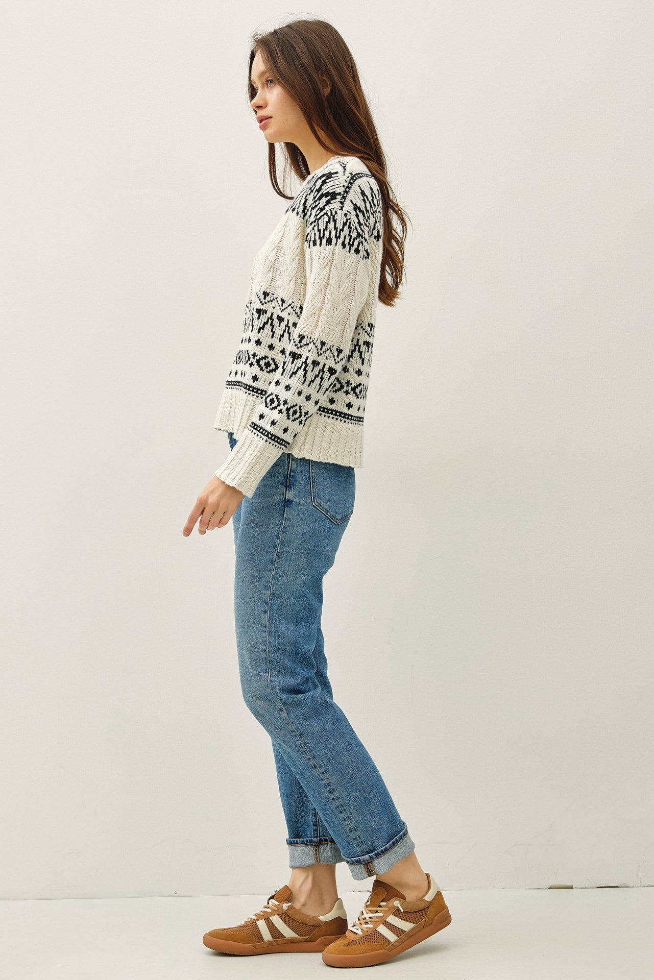 Fair Isle Sweater Top