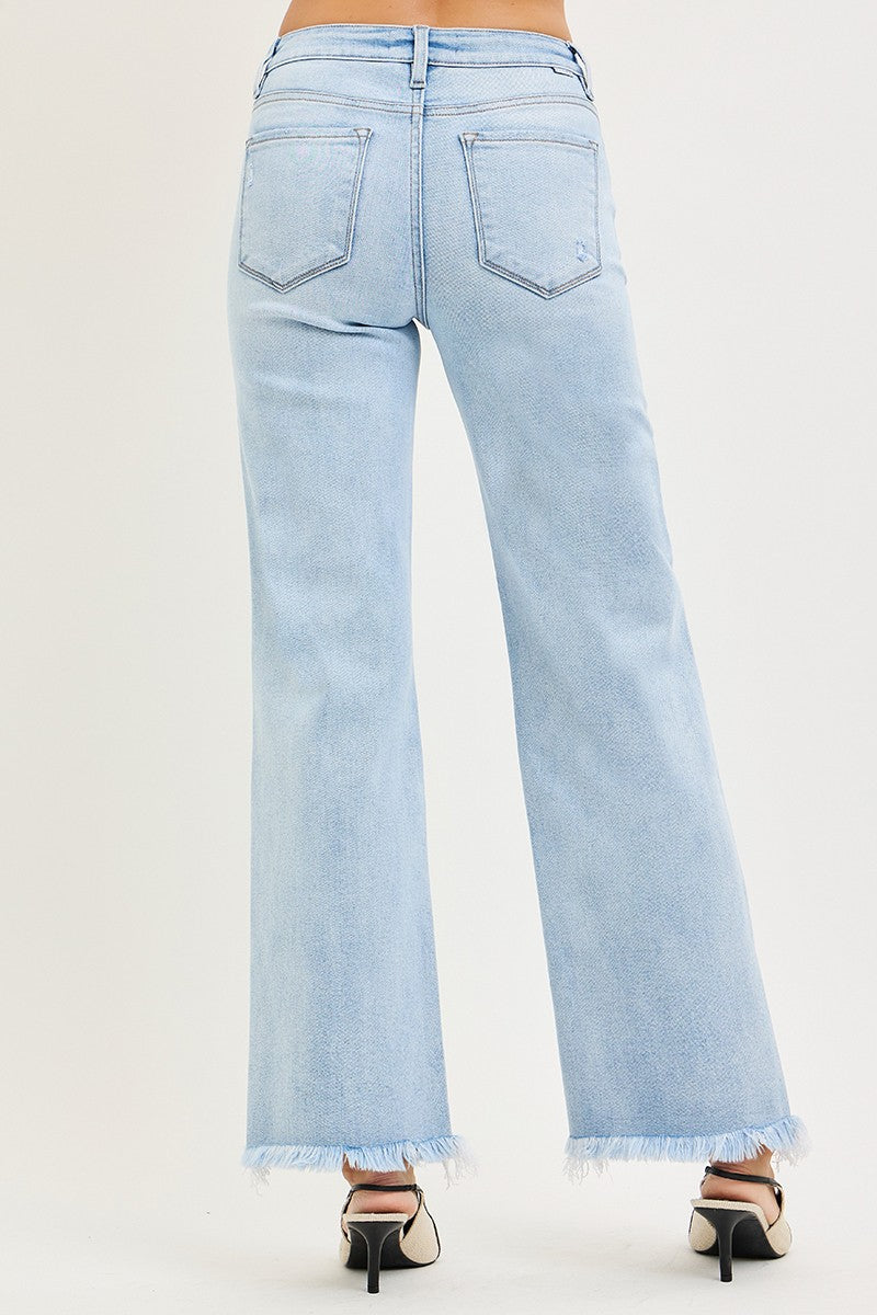 Risen Jeans Tummy Control Straight Ankle Jeans