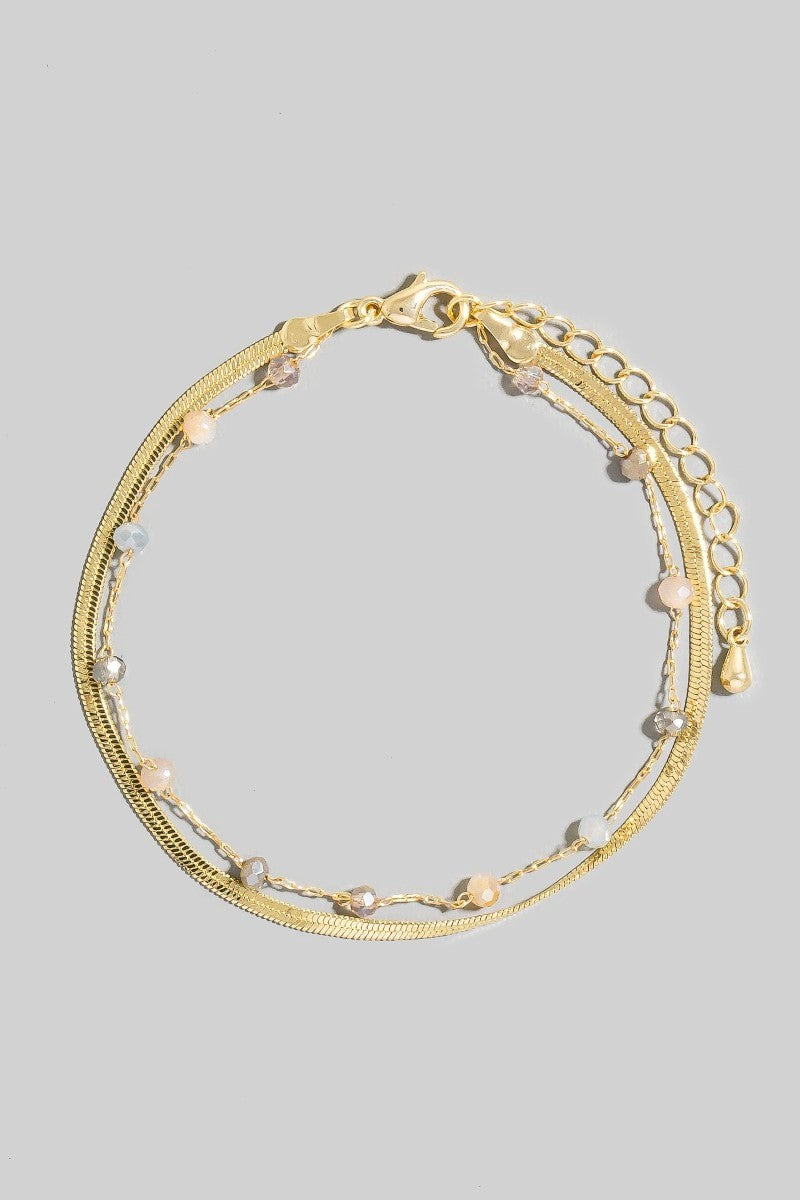 Layered Trend Setting Braclete-3 Colors!