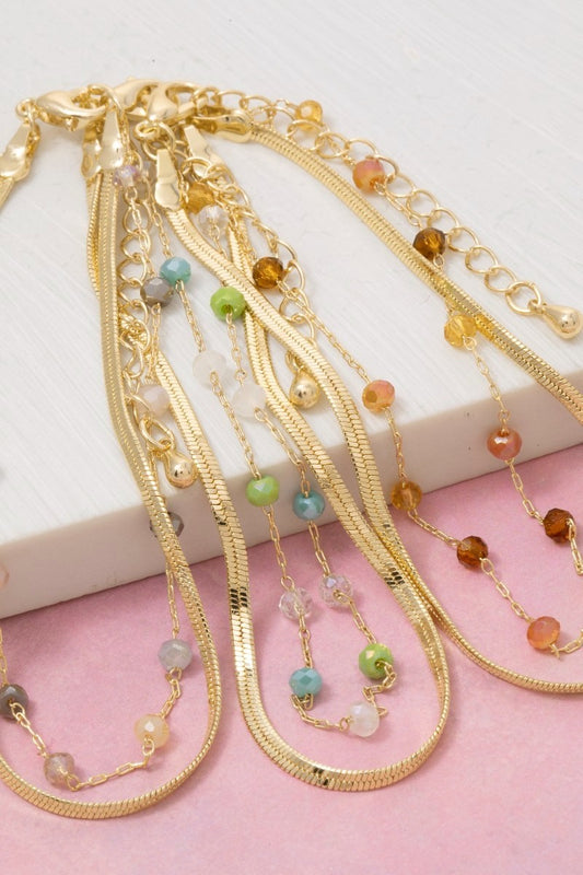 Layered Trend Setting Braclete-3 Colors!