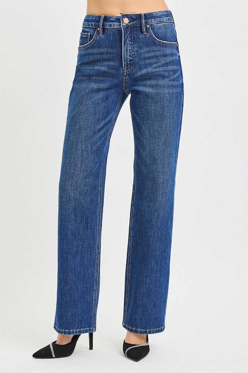 Tummy Control 4-Way Stretch Straight Jeans