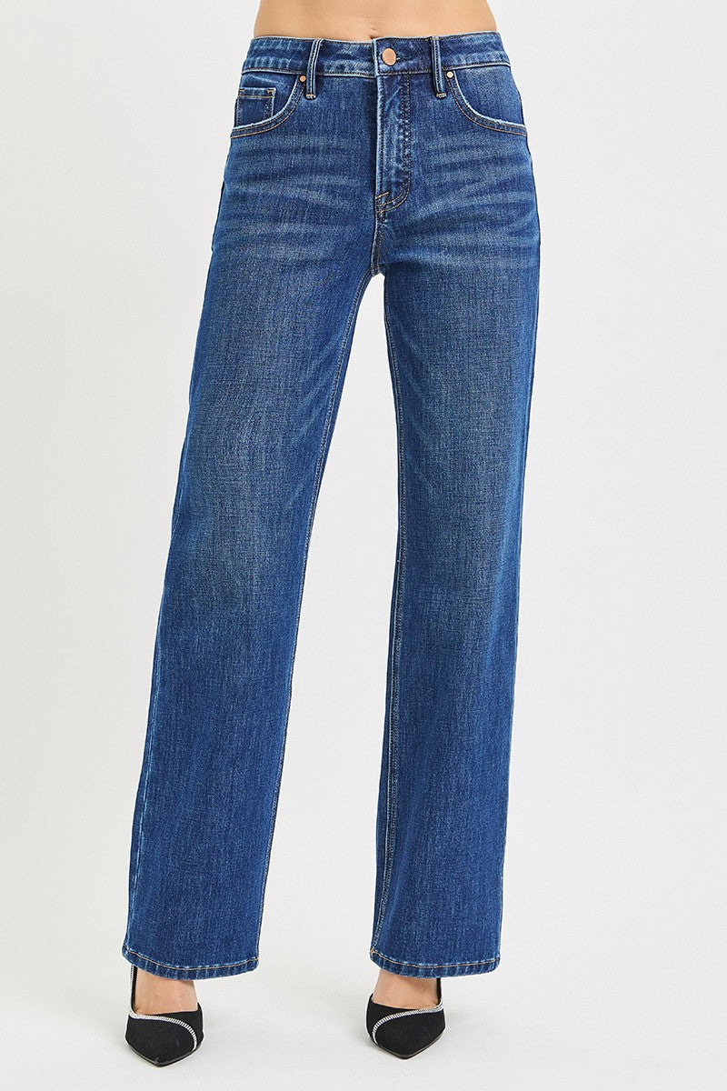 Tummy Control 4-Way Stretch Straight Jeans