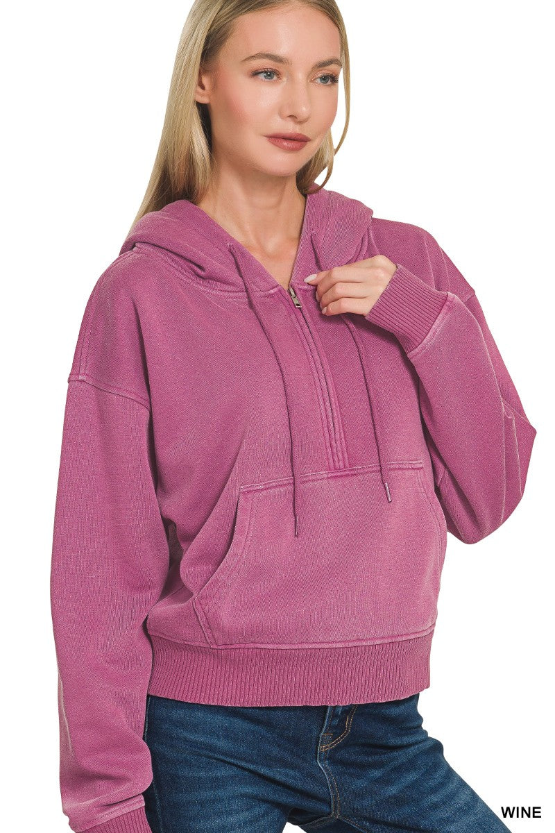Fleece Kangaroo Pocket Hoodie
