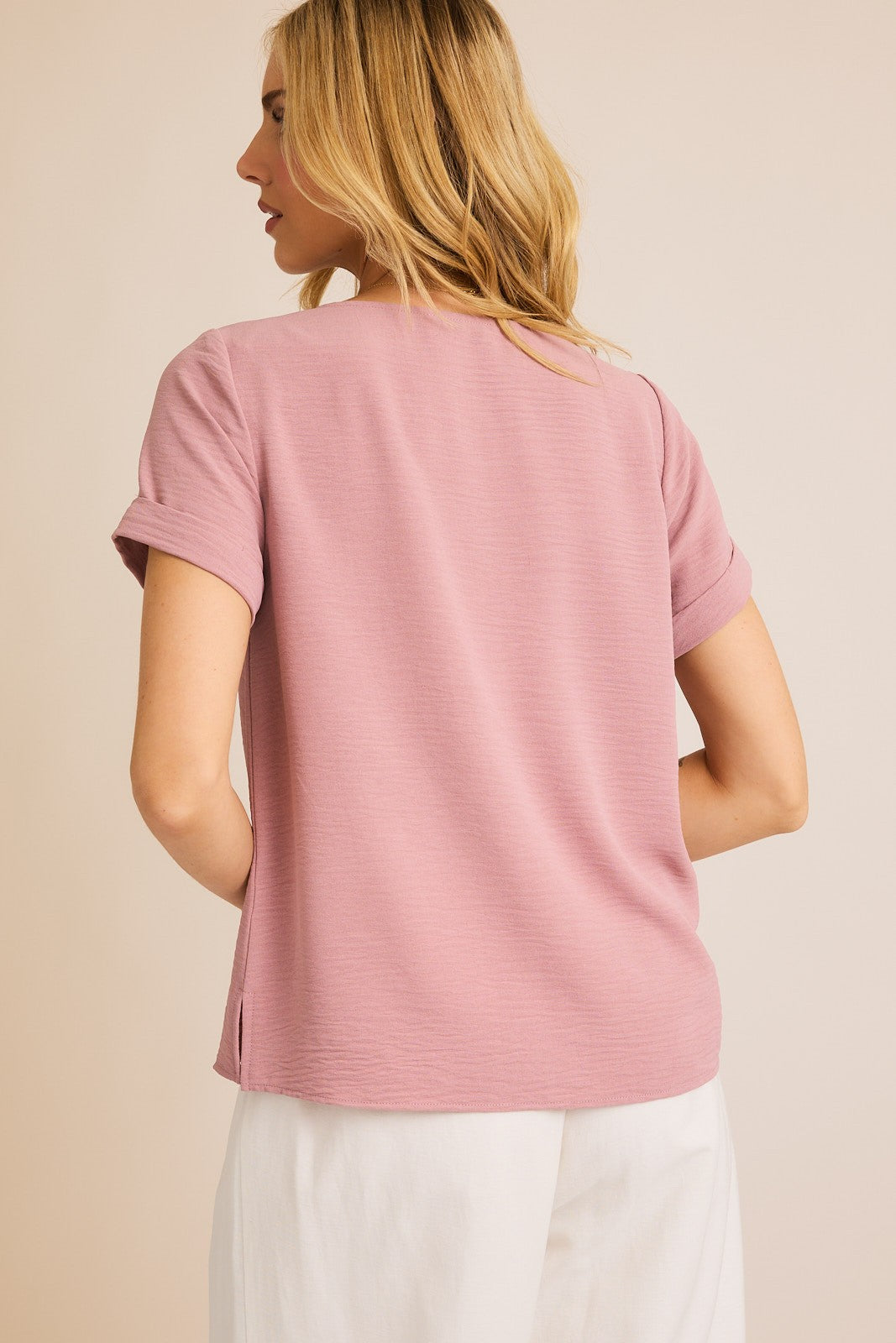 Make Your Choice Round Neck Basic Top- 2 Colors!