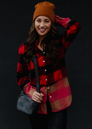 Most Wanted Ombre Plaid Flannel.