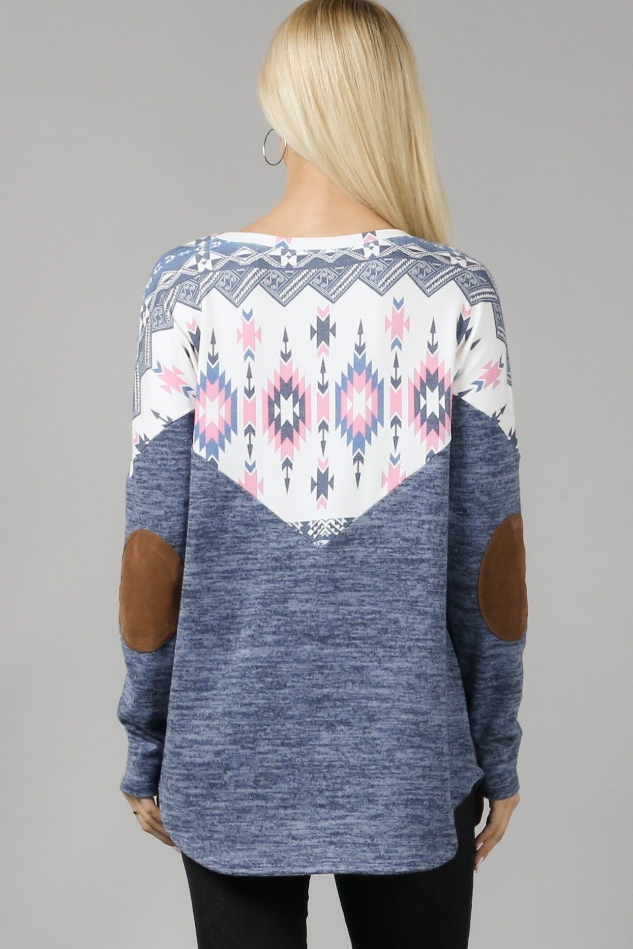 DOORBUSTER: Mojave Moment Aztec Color Block Top