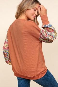 Gypsy Dream Thermal Rib Knit Top