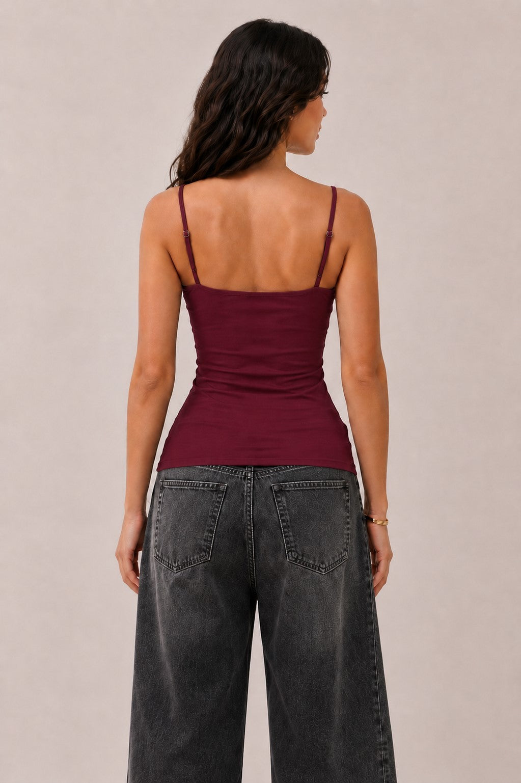 Built-In Bra Scoop Neck Cami