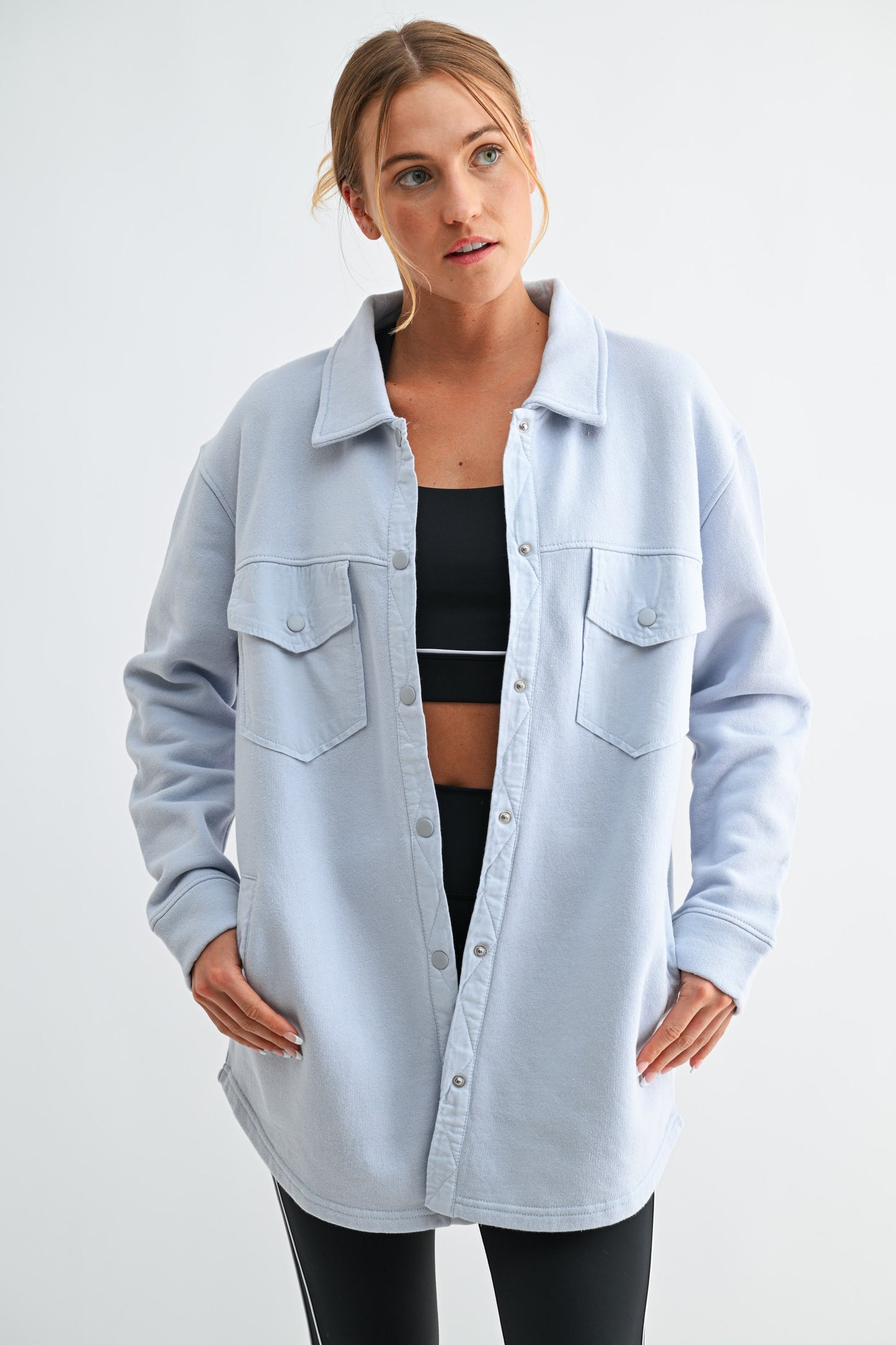 Mono B Fleece Shacket DOORBUSTER