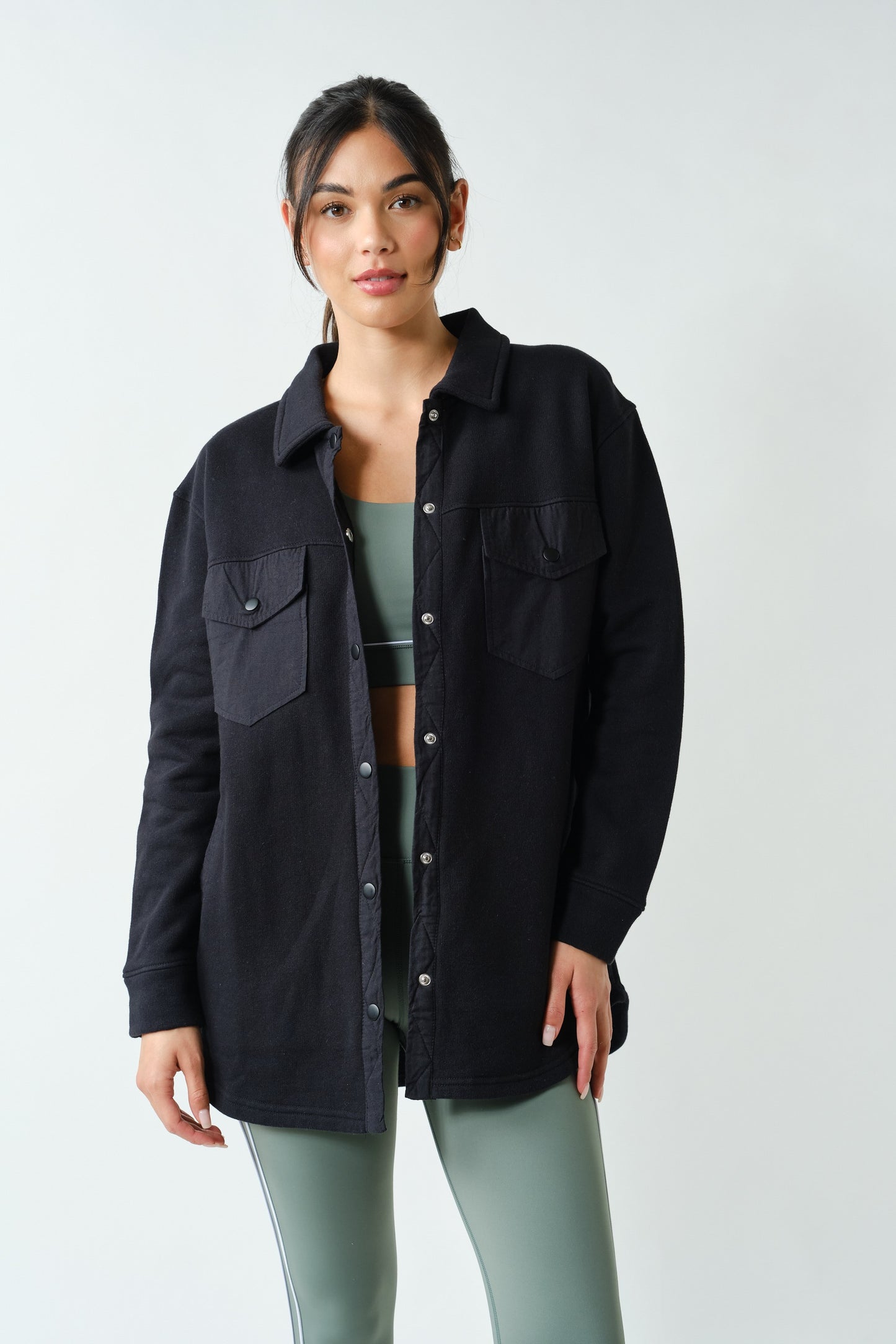Mono B Fleece Shacket DOORBUSTER