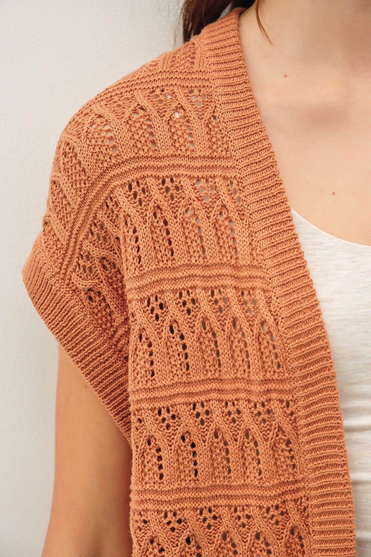 Crochet Open Cardigan