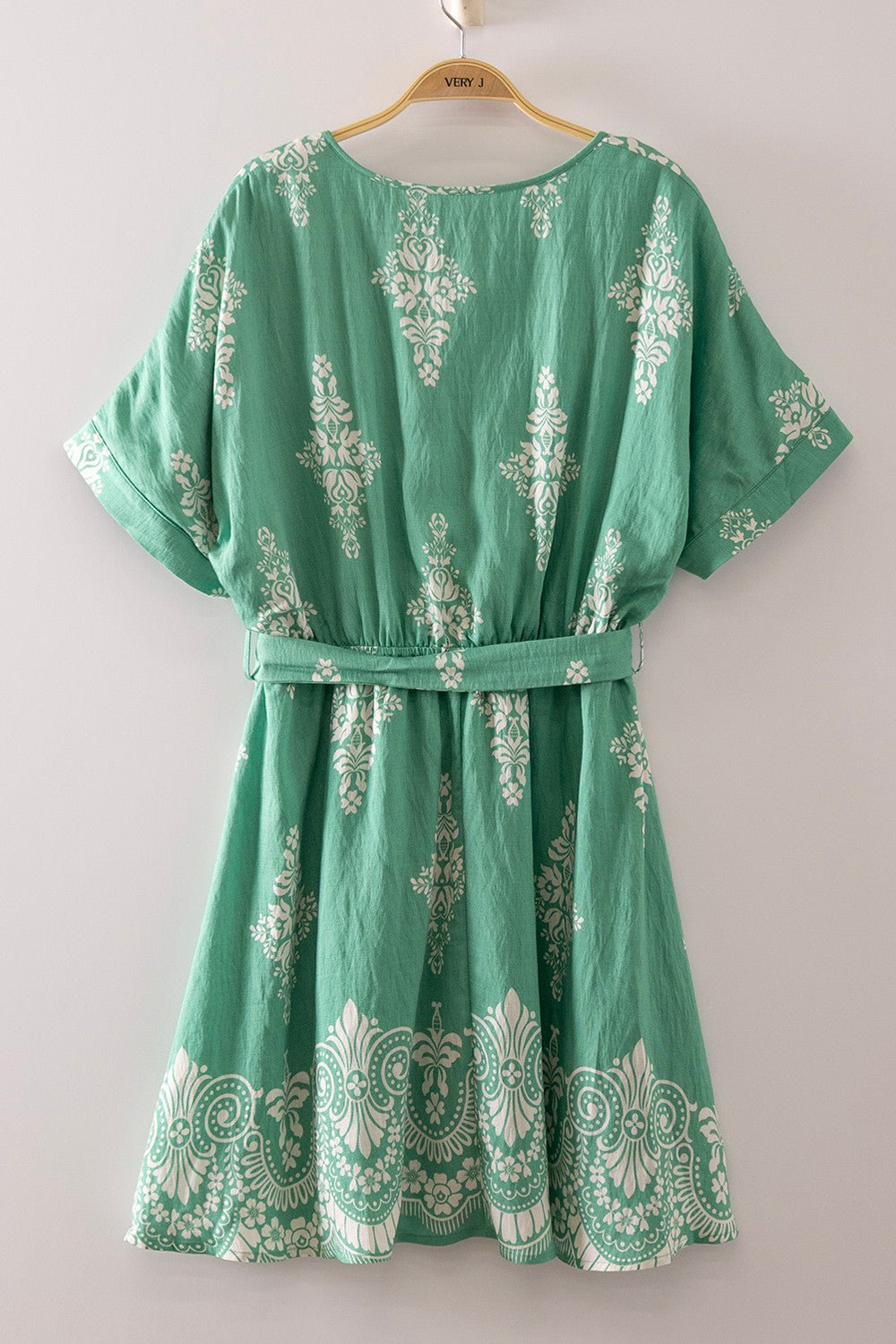 Printed Boho Mini Dress