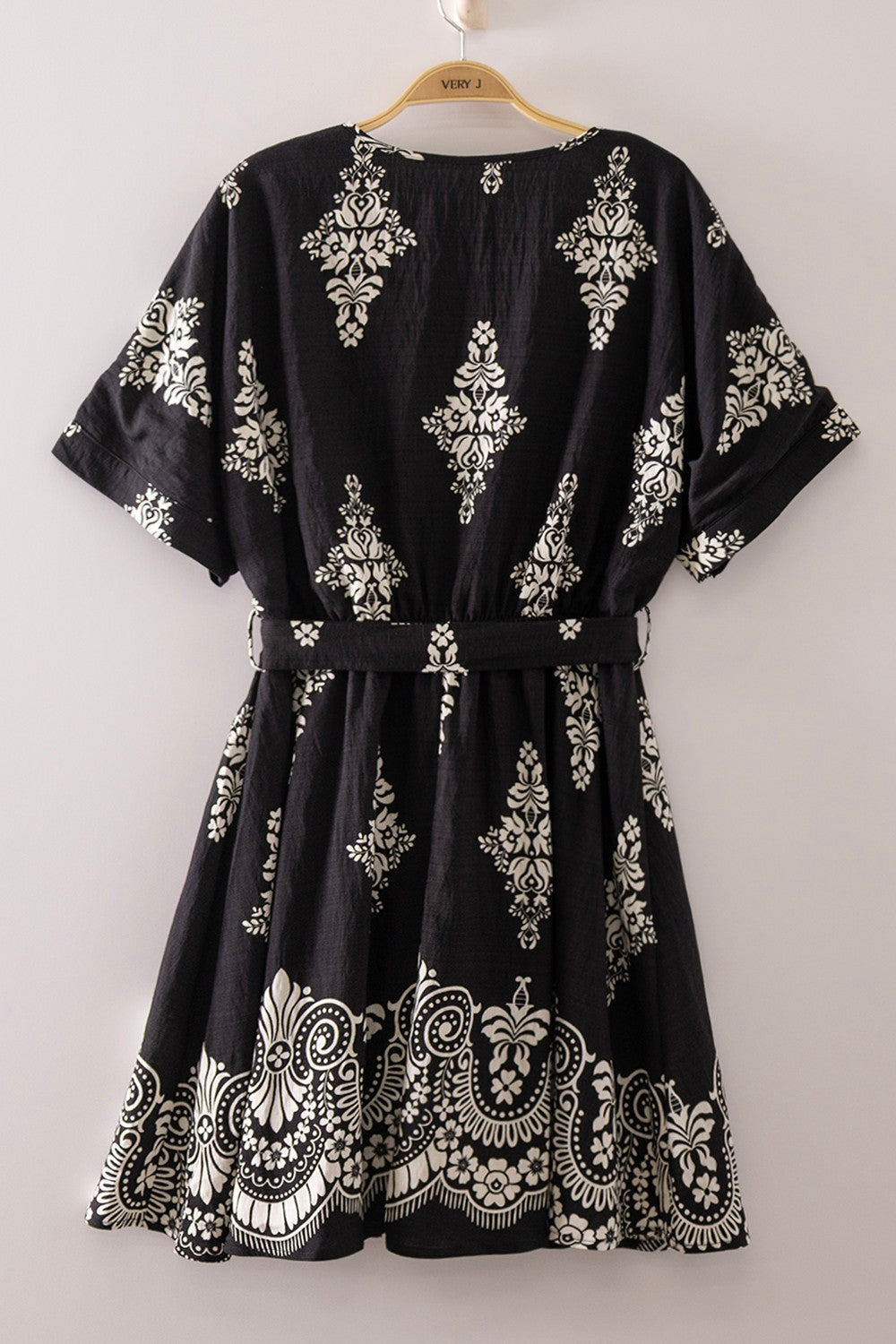 Printed Boho Mini Dress