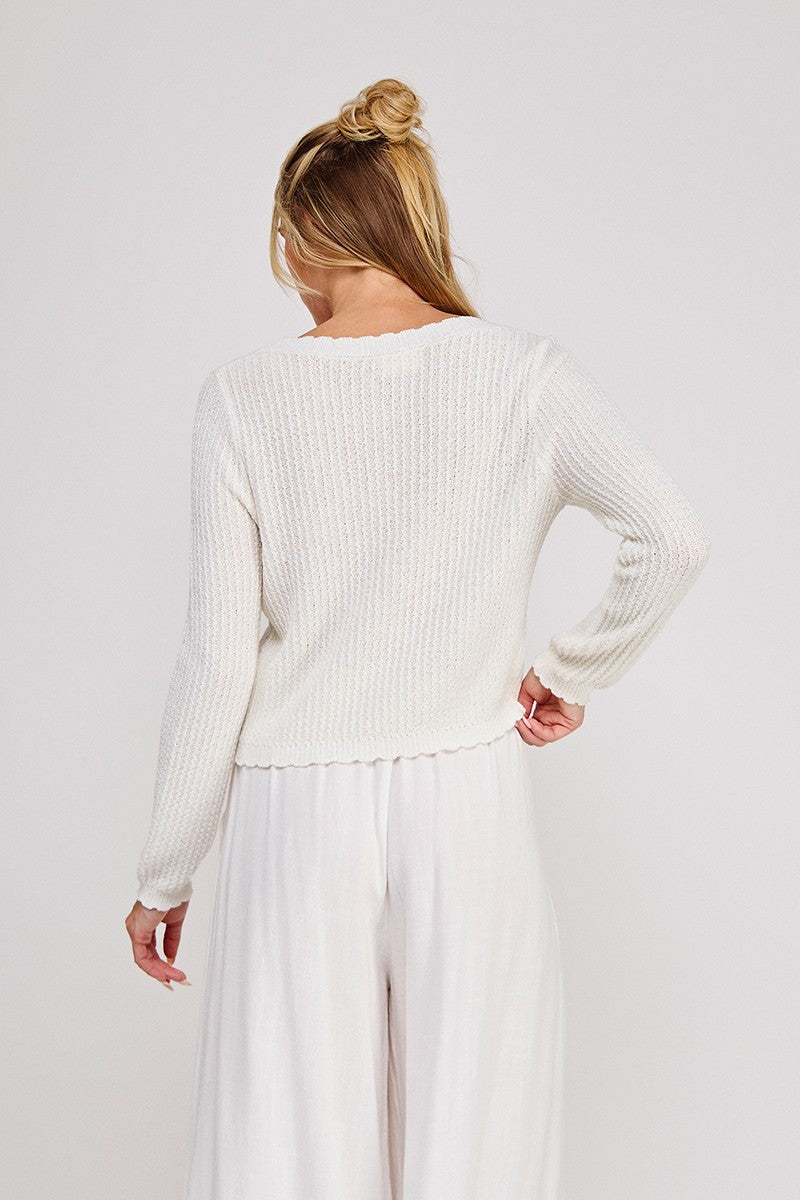 Textured Knit Cardigan