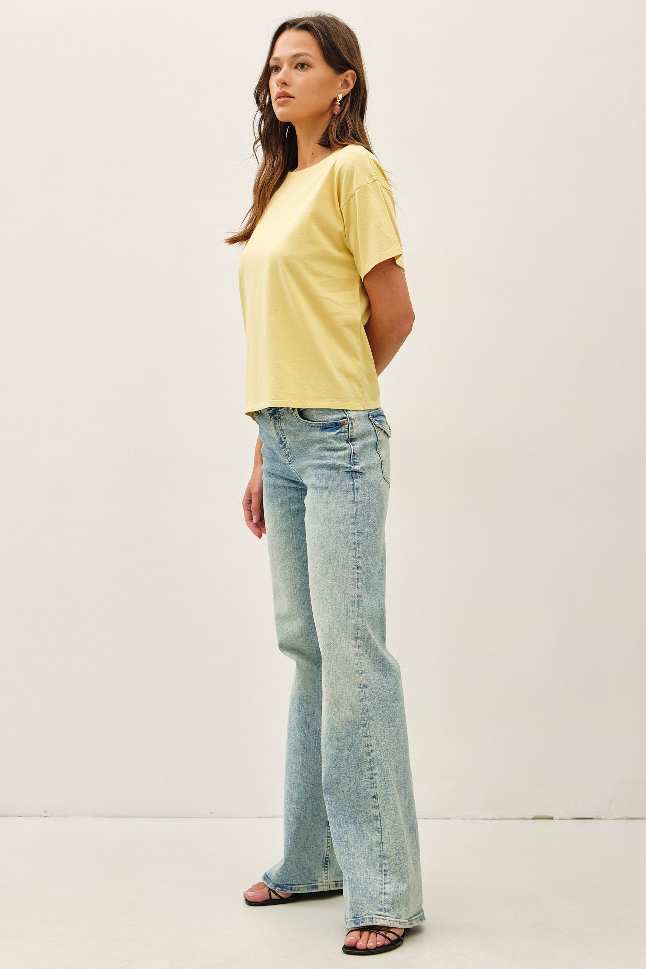 Boxy Cropped Cotton Tee