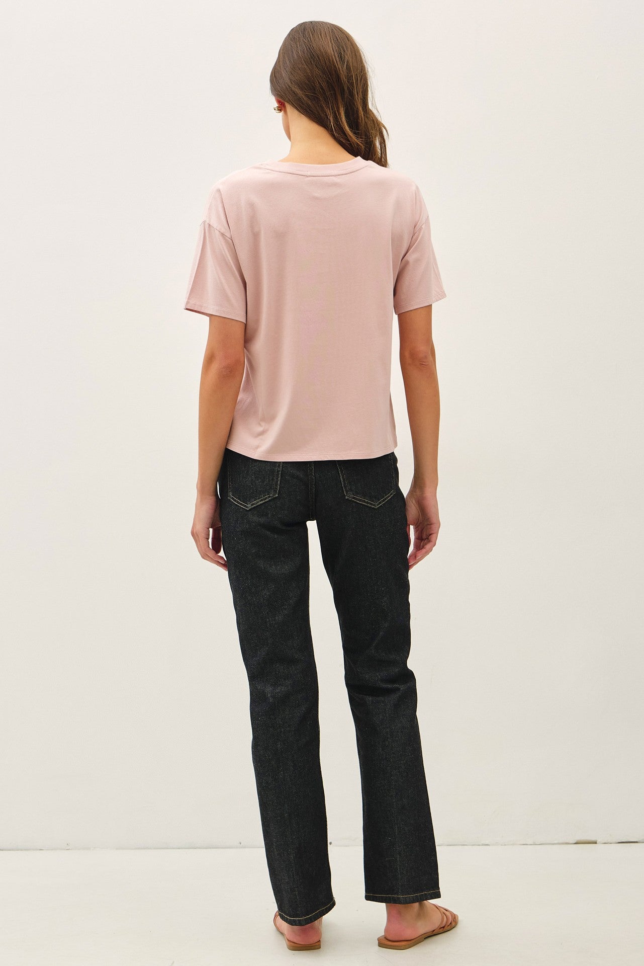 Boxy Cropped Cotton Tee