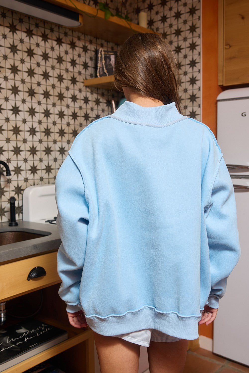 Mother & Cool Mom Reversible Mockneck