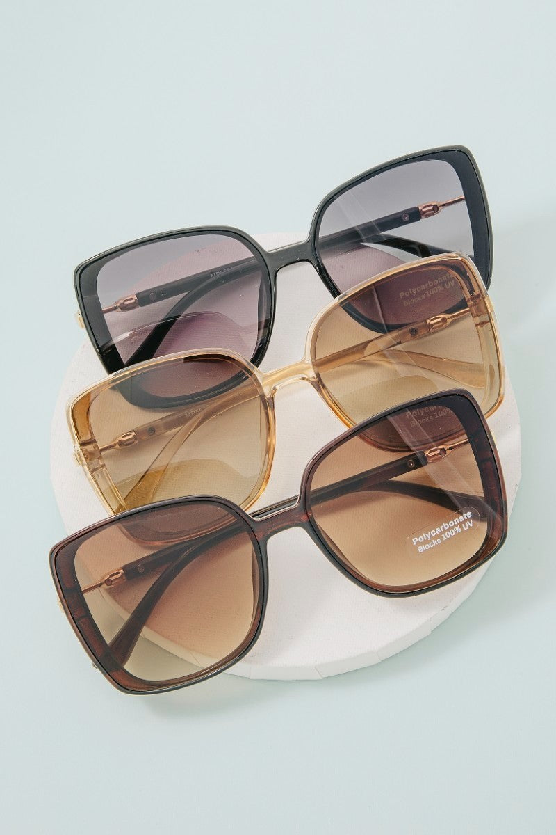 Oversized Shield Sunglasses