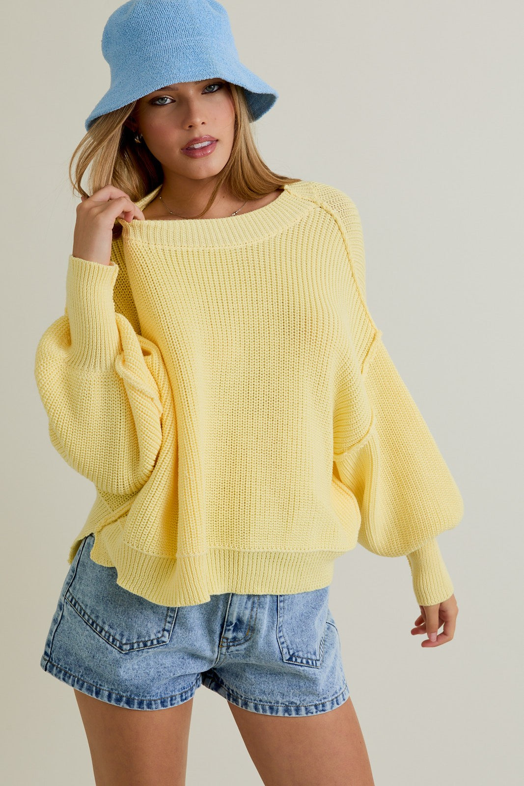 Mock Neck Pullover Sweater