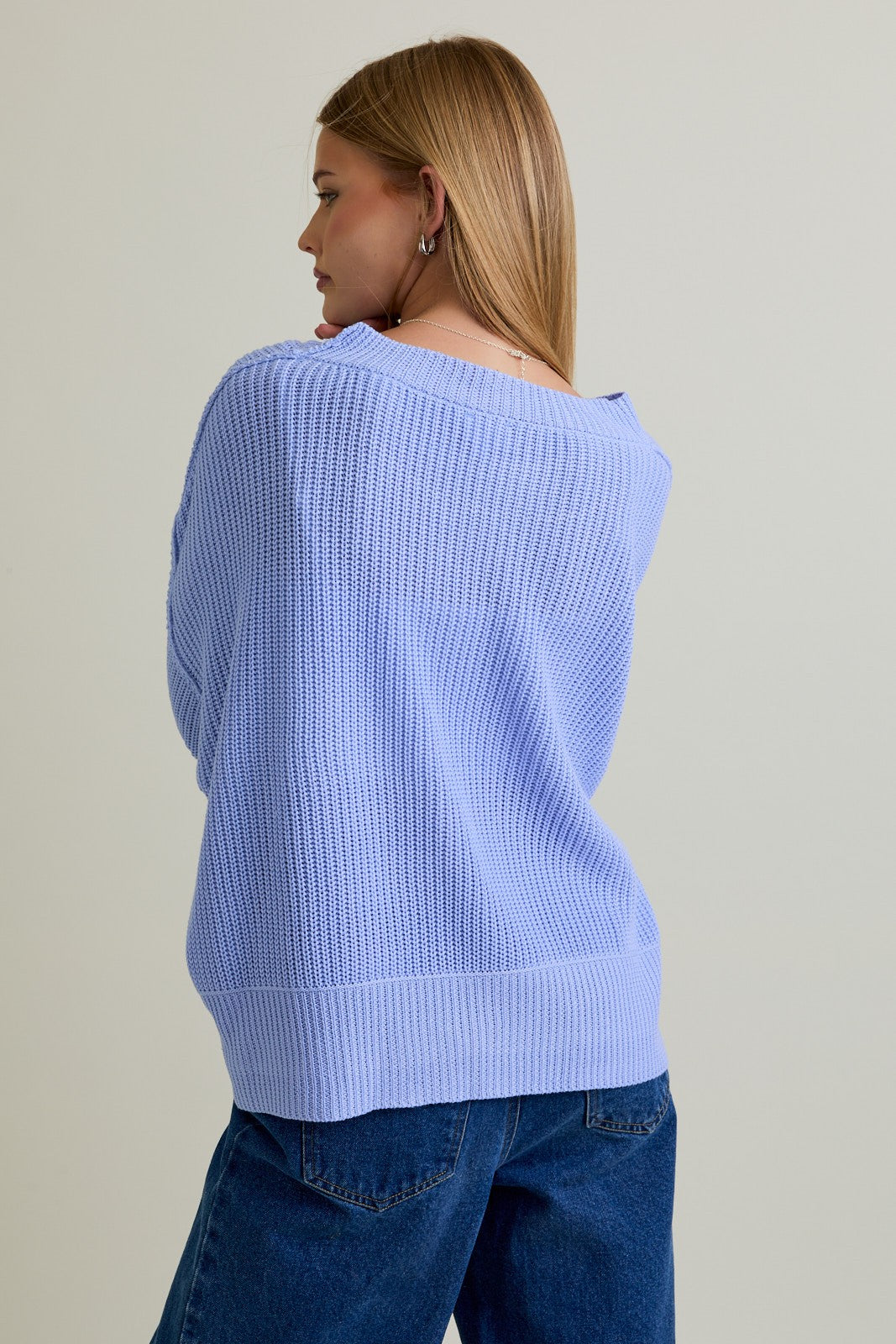 Mock Neck Pullover Sweater