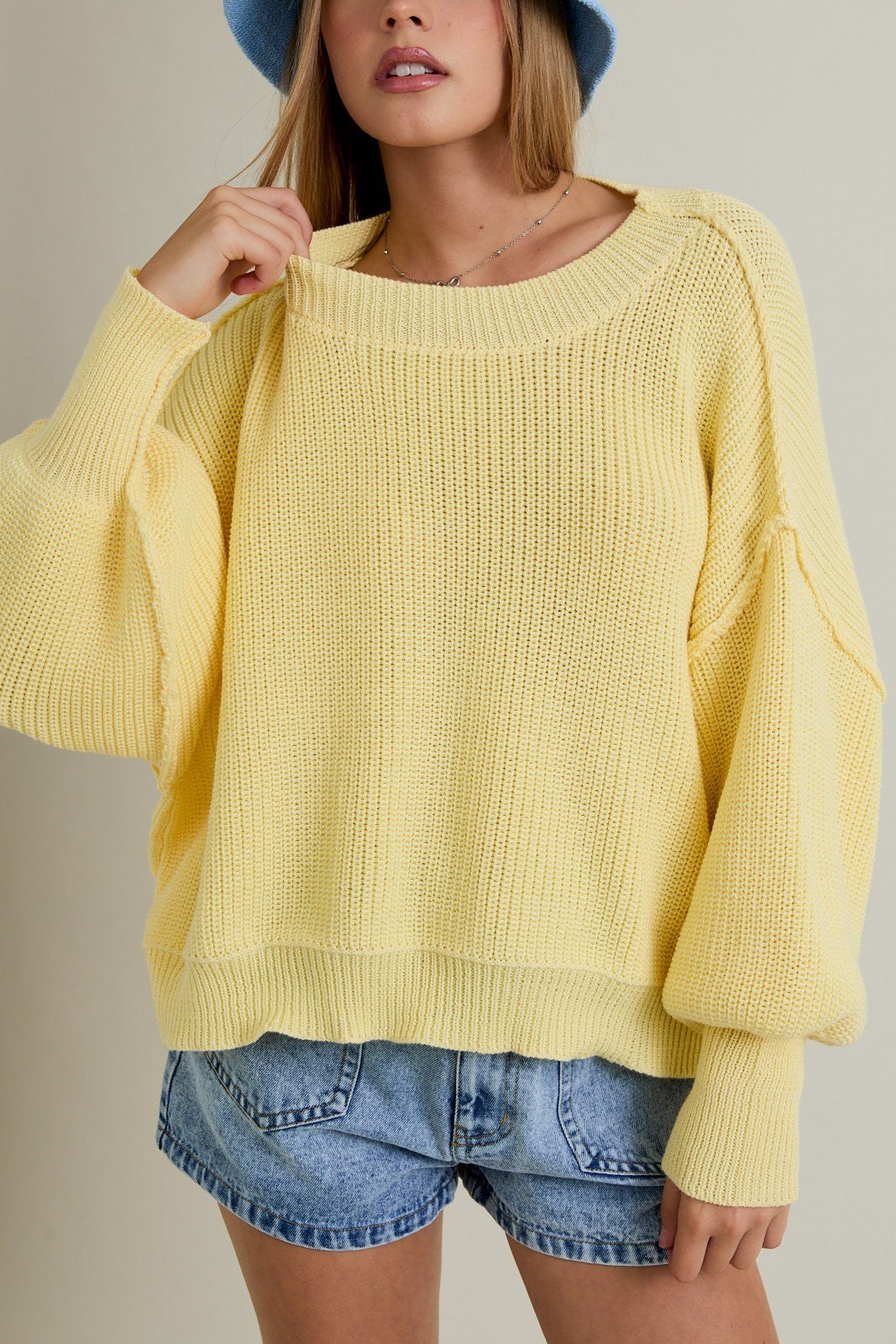 Mock Neck Pullover Sweater
