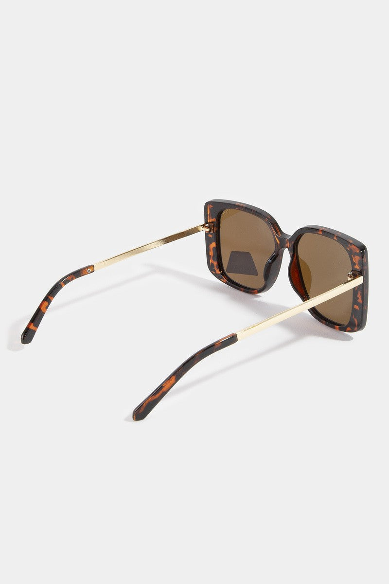 Oversized Polarized Brow Bar Sunglasses