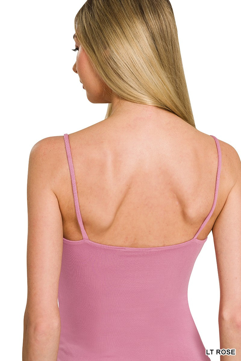 Double Layered Round Neck Cami