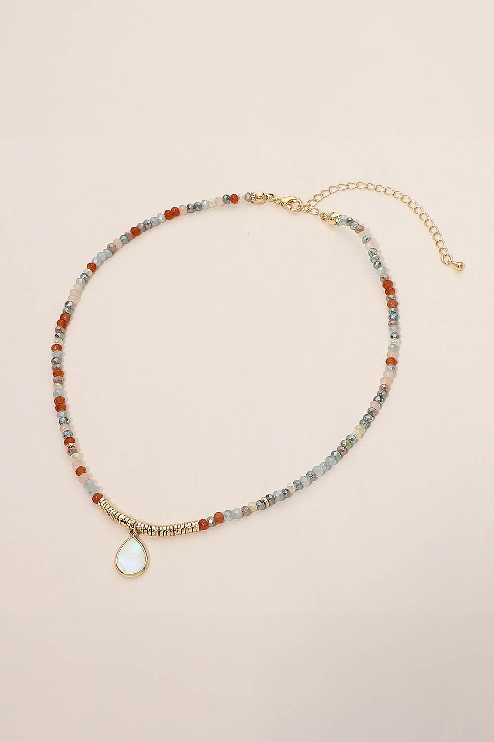 Mother of Pearl Beaded Necklace