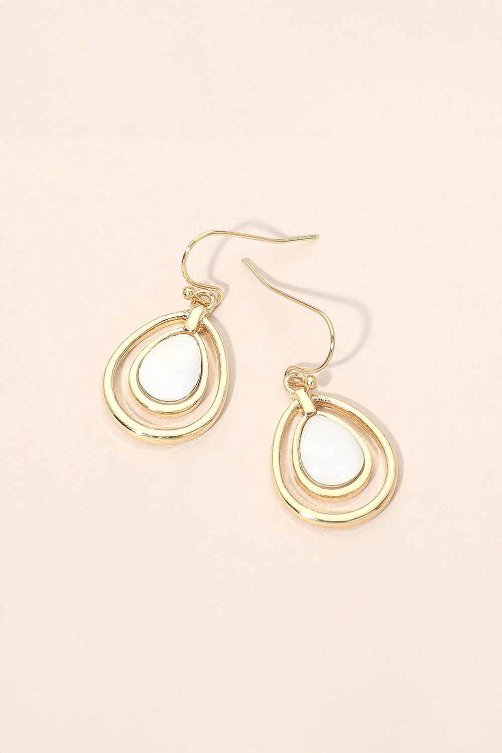 Mother of Pearl Teardrop Earrings